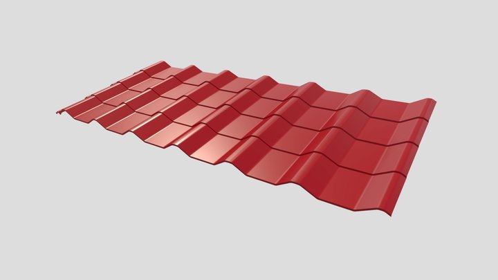 Steel roof 3D Model