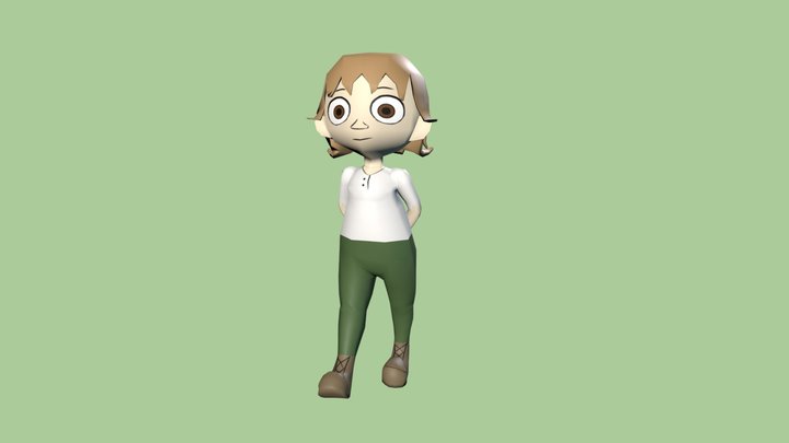 Snufkin 3D Model