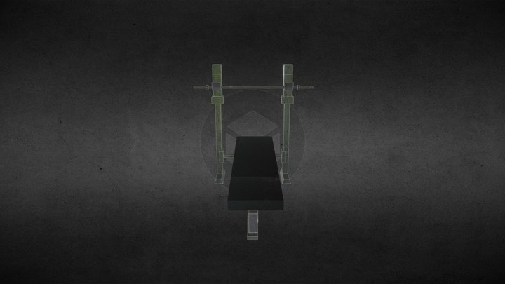 Simple Bench Press 3D Model