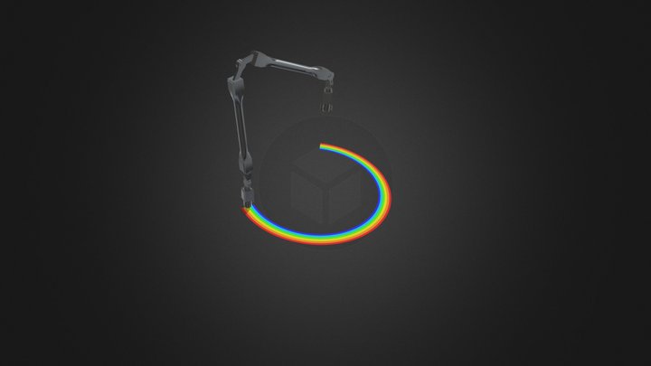 Rainbow painting 3D Model