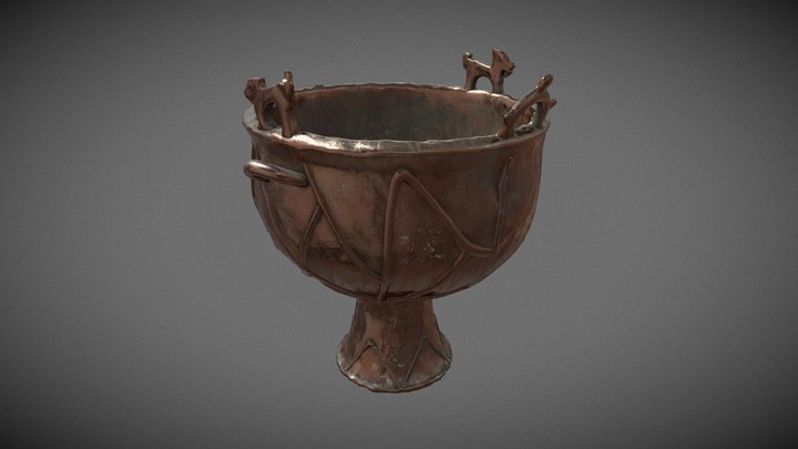 Бронзовий казан 3D Model