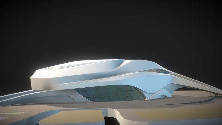 RABAT GRAND THEATRE - ZAHA HADID 3D Model