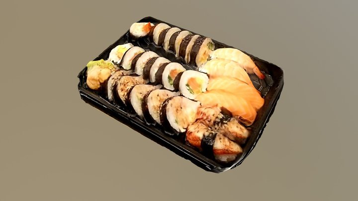 sushi set 1 3D Model