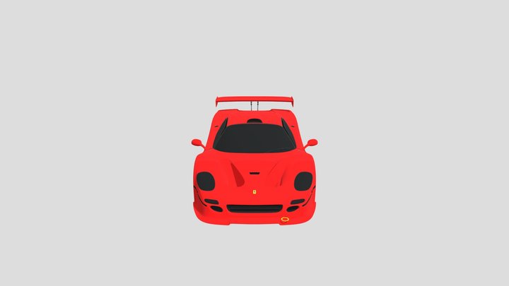 Ferrari f50 gt 1996 3D Model