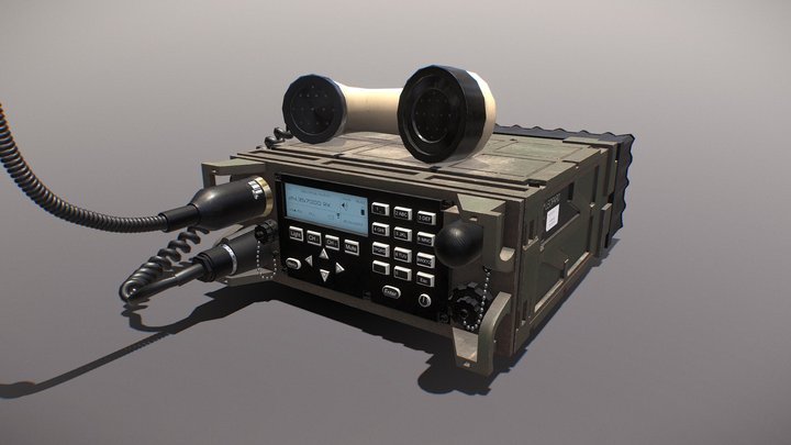 Leopard Military Radio 3D Model