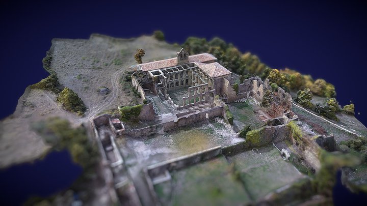 Monasterio de Rioseco. Merindades. Burgos 3D Model