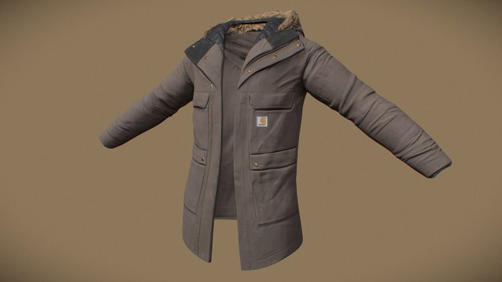 Carhartt Jacket 3D Model