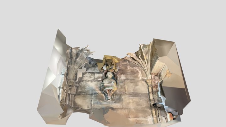 Arthur Vernon monument, Tong Shropshire. 3D Model