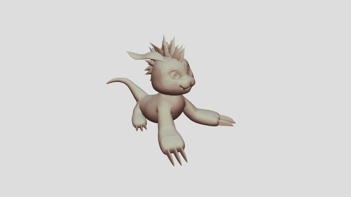 Gomamon 3D Model