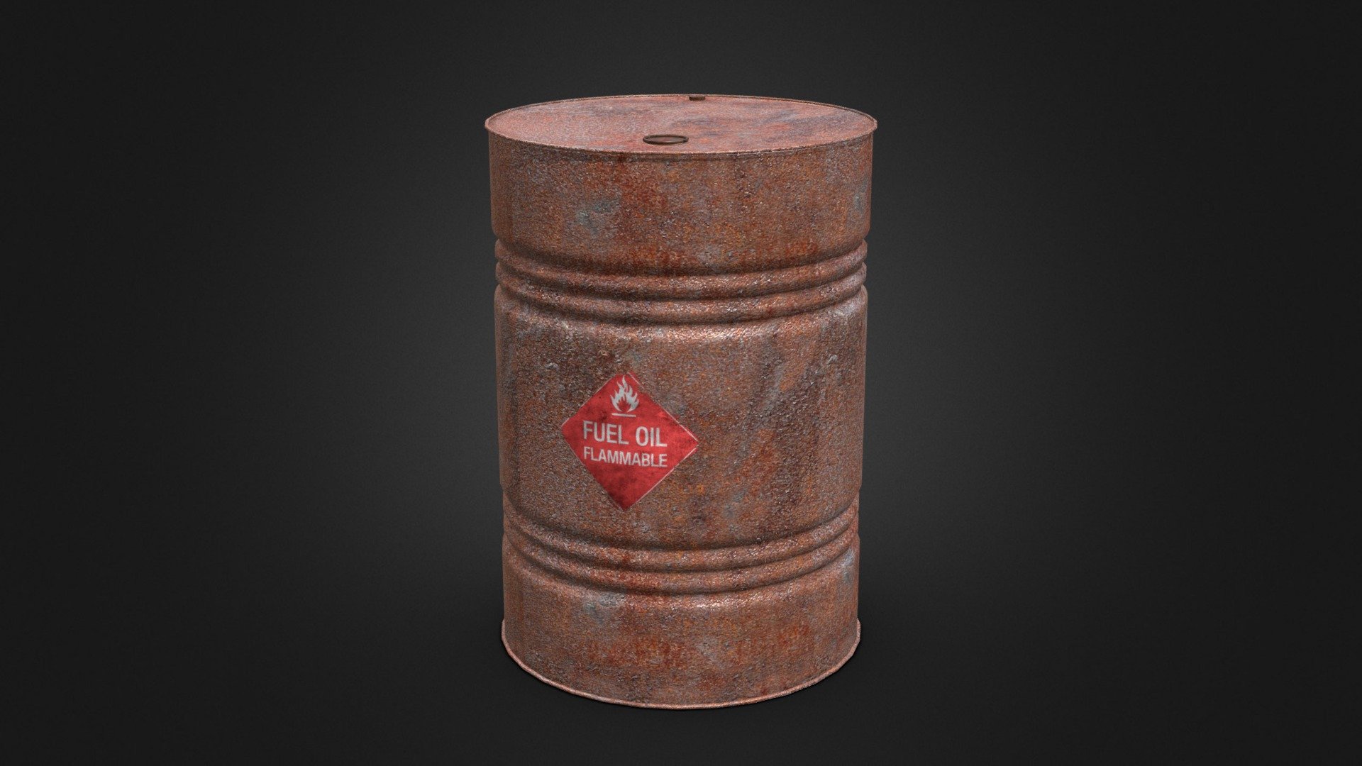 Old Rusty Fuel Barrel (FREE TO DOWNLOAD)
