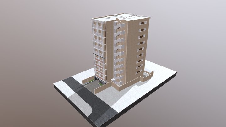 100 parkhouse urbance shirokane 3D Model