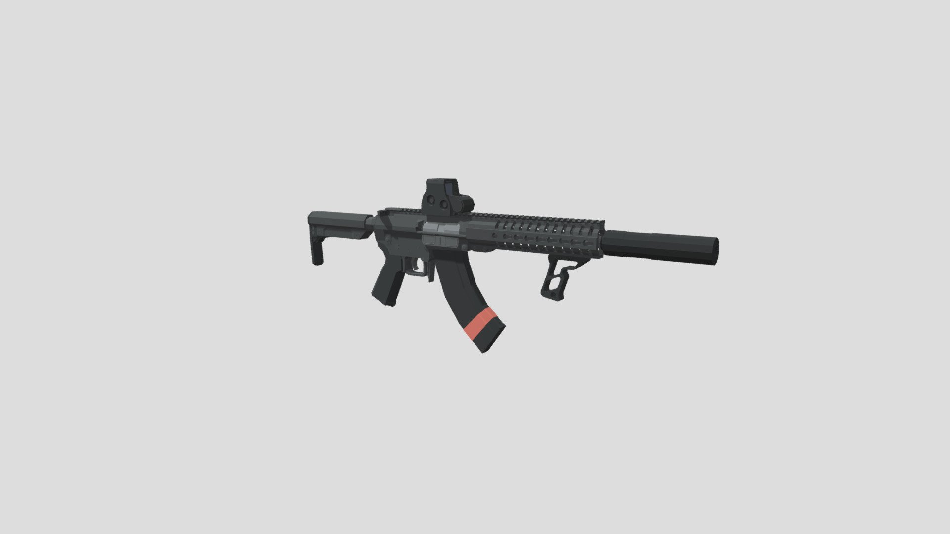 Low Poly CMMG MK47 Mutant - 3D model by Exfil (@Exfil338) [42988bf ...