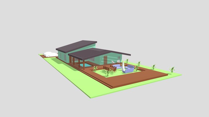 house for mom 3D Model