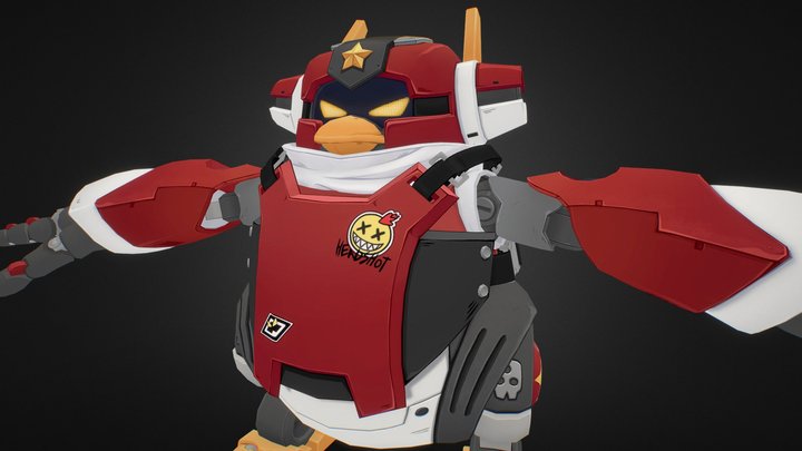 Melee Penguin Robot – (ZZZ) Billy Kid Inspired 3D Model