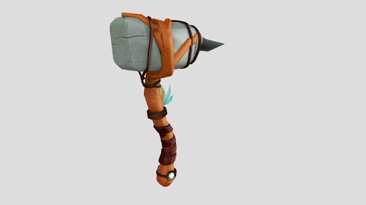 (A08) hammer 4 3D Model