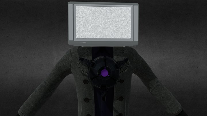 Titan Tv Man (MODELO ORIGINAL) 3D Model