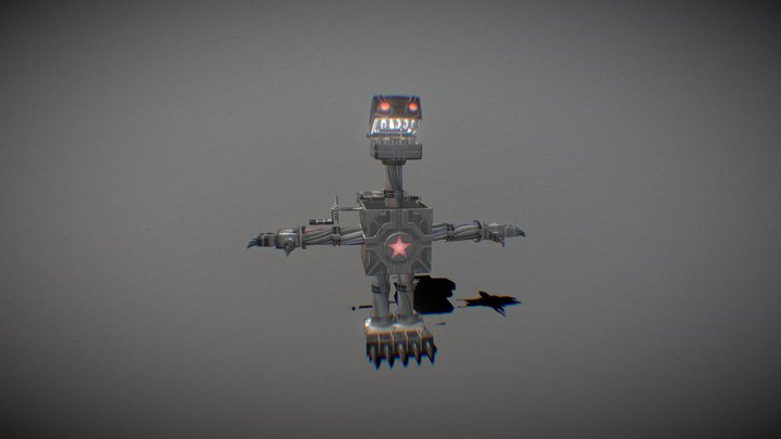 Project_ Playtime__ Robo- Boxy_ Boo 3D Model