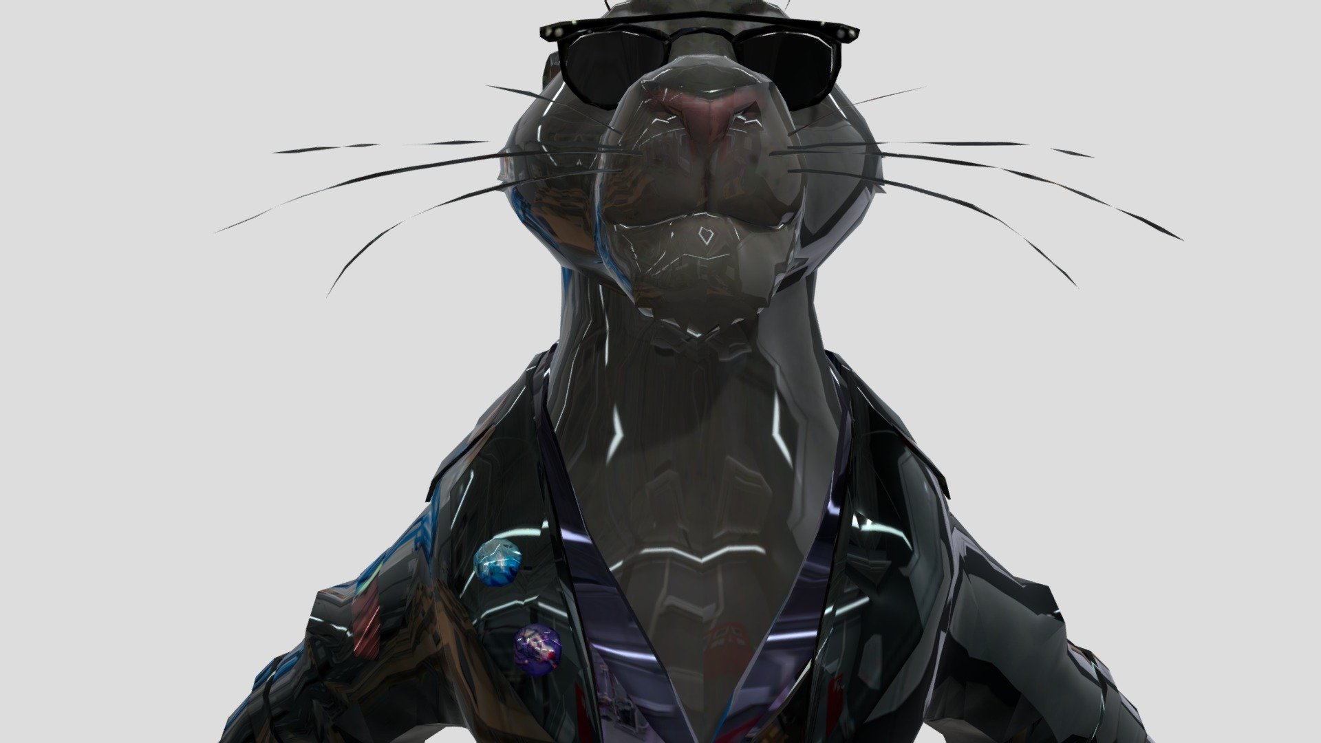 Jack Panther - Download Free 3D model by theamazingdonovan207 [429abae ...