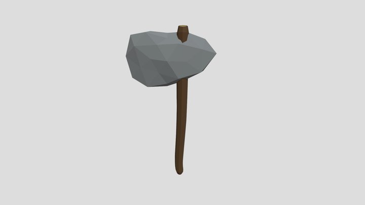 Stone Axe 3D Model