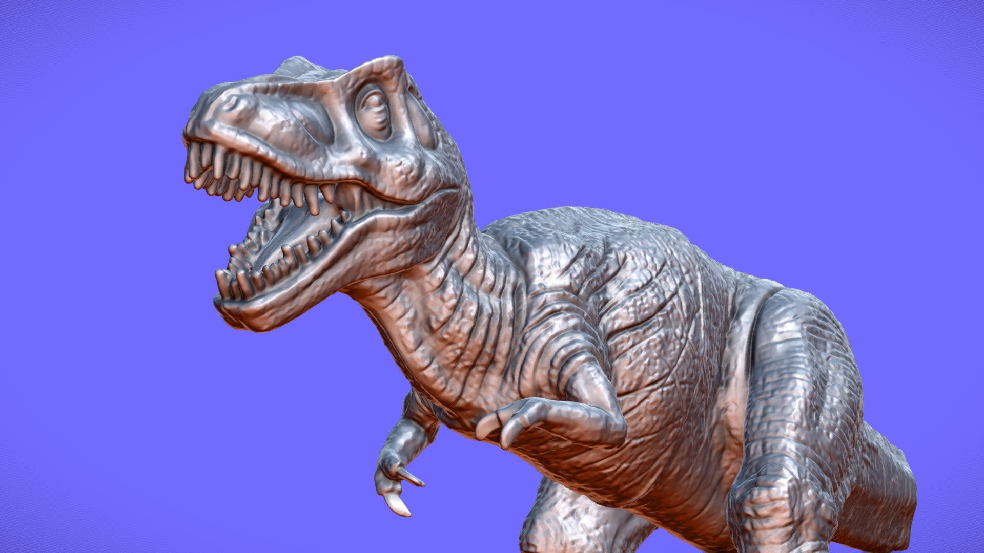 Rubber T-Rex Toy - 3D SCAN