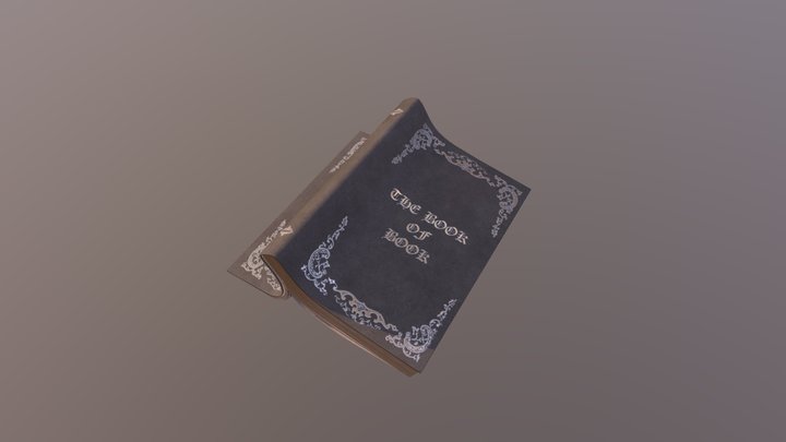 Book 3D Model