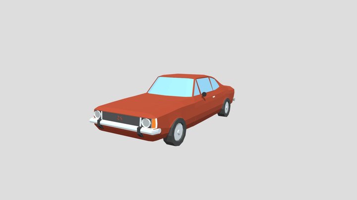 opala 1970 - Low-Poly 3D Model