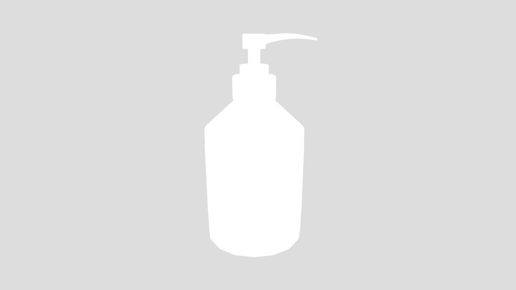 Body Care Bottle Pump Icon Clean