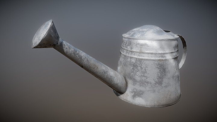 Watering Can Metal – Modelo 3D gratuito STL