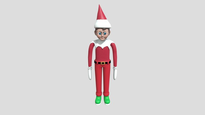 Elf On Shelf 3D Model