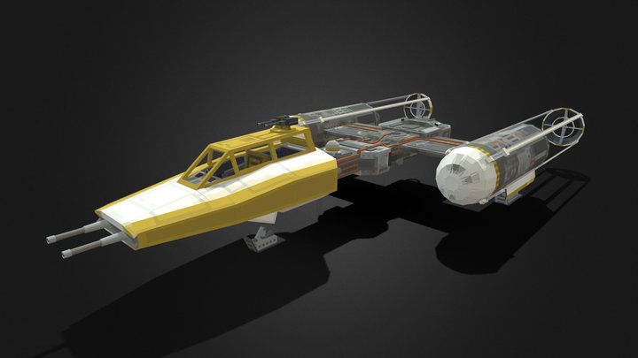 Y wing rebelion 3D Model