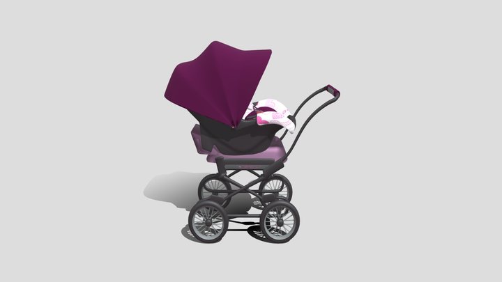 stroller 3D Model