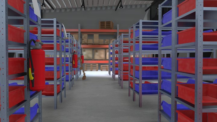 Warehouse 3D Model