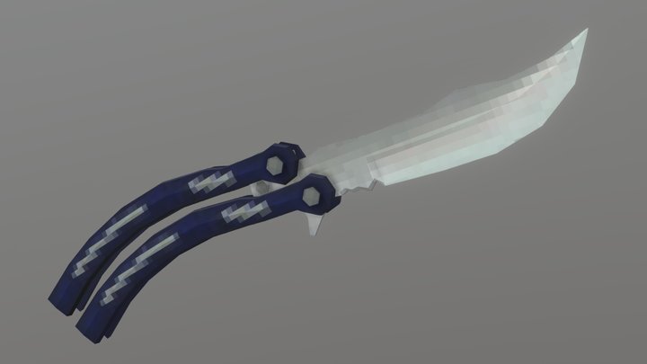 Butterfly Knife 3D Model
