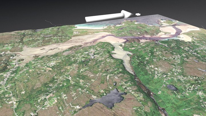 Bunbeg Bay, Gweedore, Co. Donegal – Free 3D Model STL