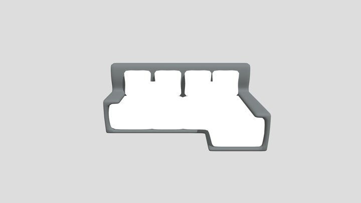 Corner Sofa Chair – Modello 3D gratuito STL