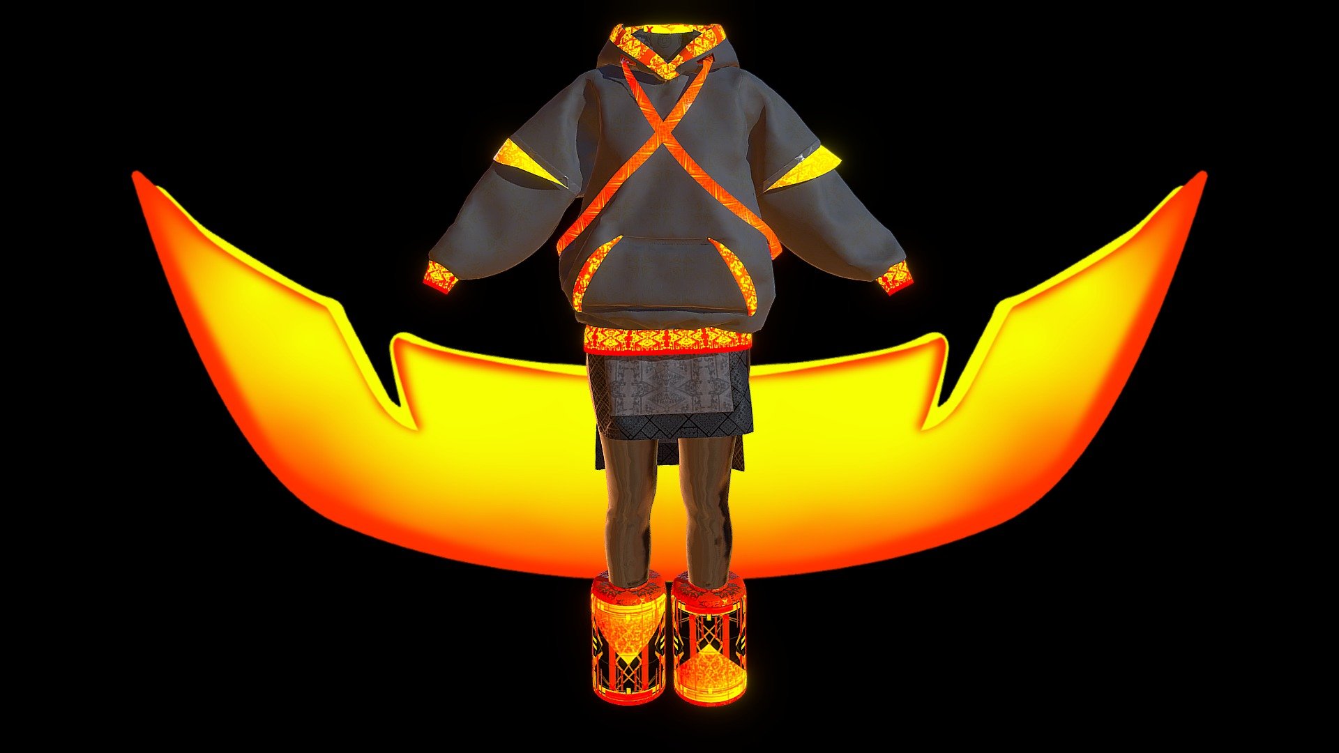 🎃 X'd Hoodie - Halloween Remix 🎃