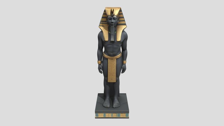 egyptian's statue 3D Model