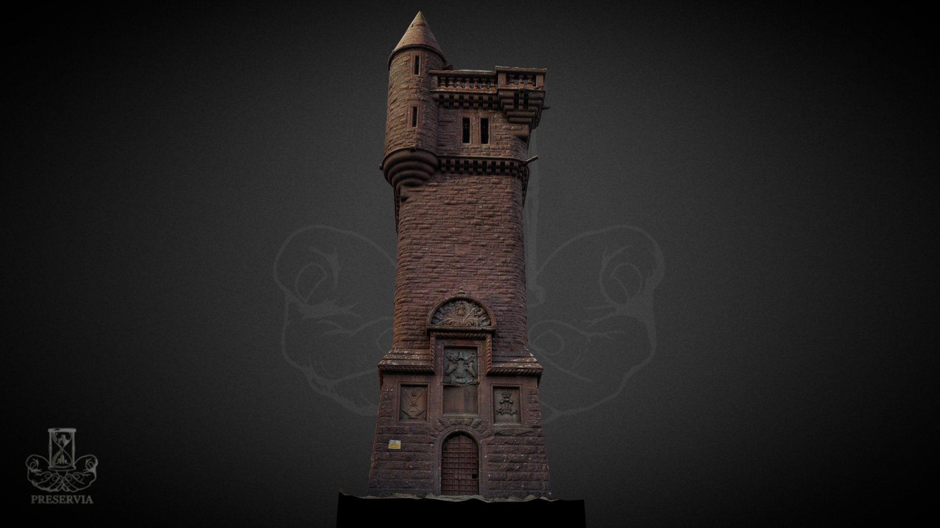 Airlie Monument, Kirriemuir, Scotland — Sketchfab embed 3D viewer
