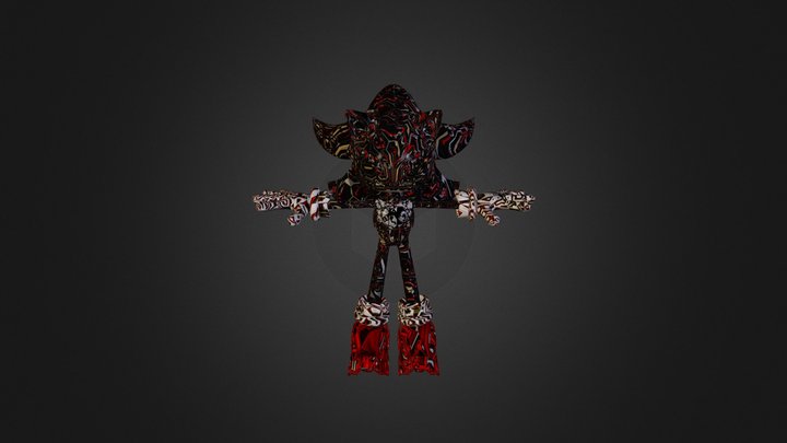  Shadow The Hedgehog 3D Model