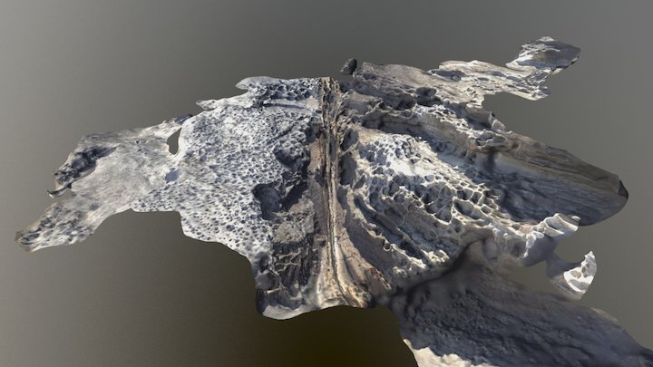 Pretty Beach rock detail 3D Model