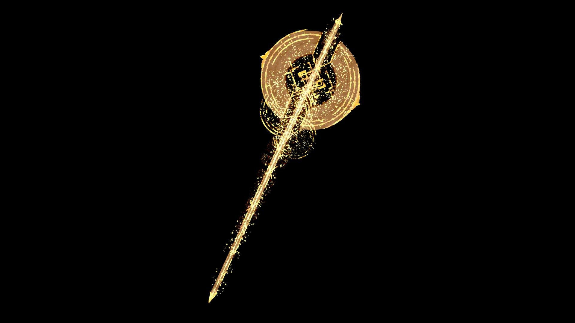 Golden Order Greataxe (ELDEN RING) - 3D model by Garden of Eyes 
