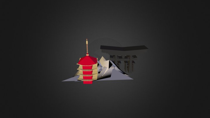 Arquitectura China  3D Model