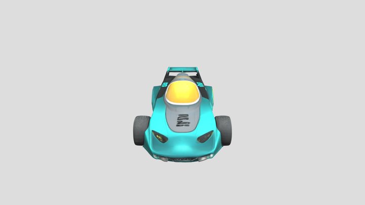 Futuristic Racer 2049 3D Model