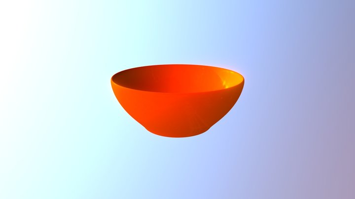 High-poly bowl 3D Model