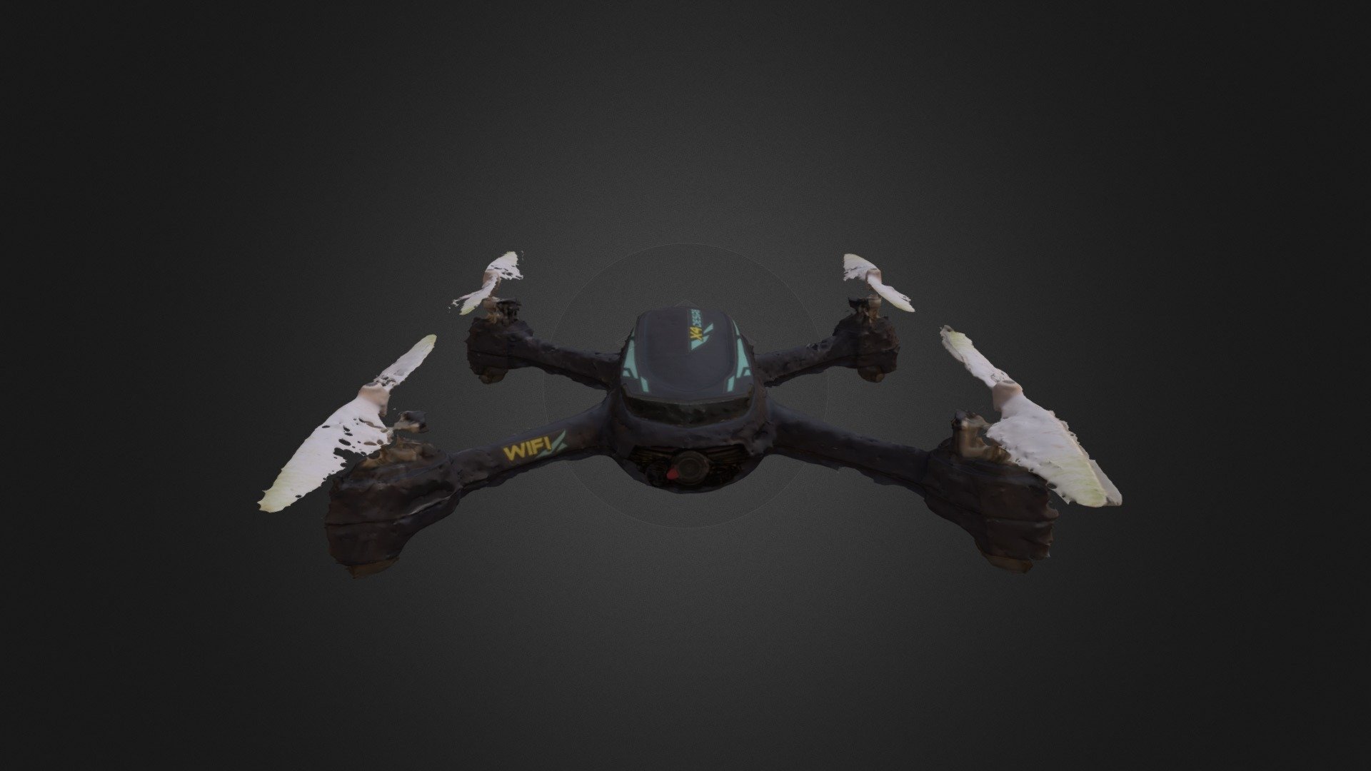 Hubsan X4 Desire Drone - 3D model by j.r.whitlatch [42b0e13] - Sketchfab