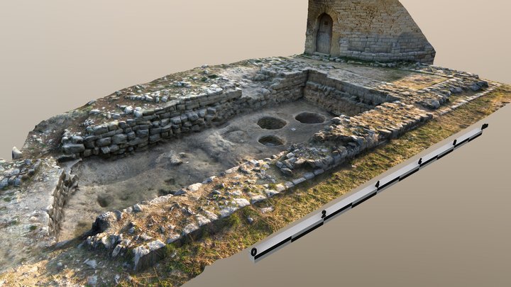 Les Sitges del Priorat de Sant Pere el Gros 3D Model