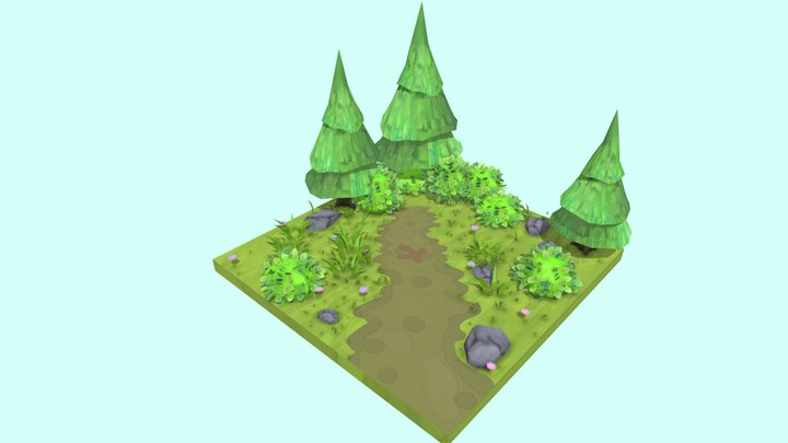 Hidden path 3D Model