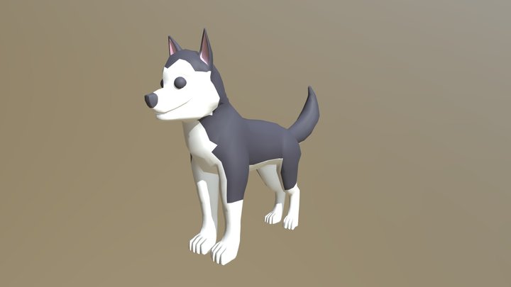 Dog Exercise 3D Model