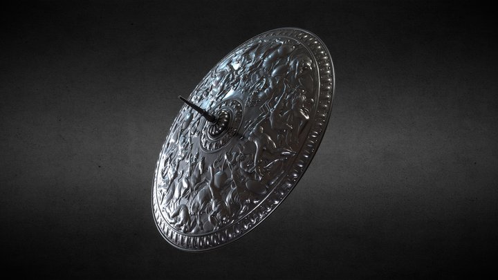 Parade Shield of King Erik XIV - Restoration 3D Model
