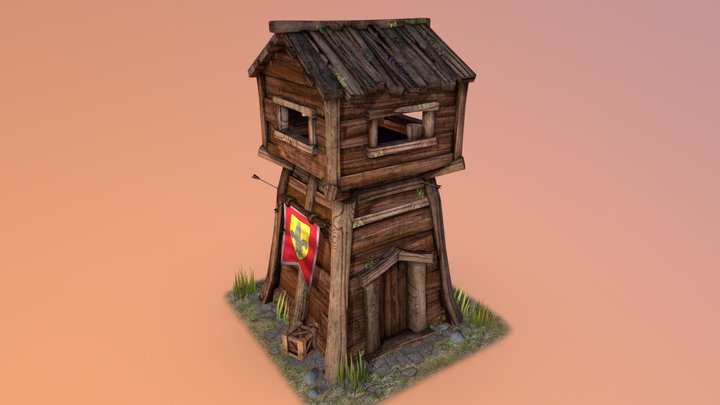 Old tower 3D Model